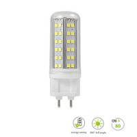 10W AC100V-277V G12 LED Tubular Single Ended Light Bulb Dimmable 360°