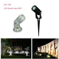 1W 3W 2700K-6000K Small LED Spike Garden Spot Light Landscape Lighting IP67