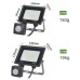 10W 20W 30W 50W 100W 150W 200W Slim LED Floodlight with PIR Motion Sensor IP65