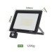 10W 20W 30W 50W 100W 150W 200W Slim LED Floodlight with PIR Motion Sensor IP65