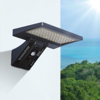 5W Solar Powered LED Wall Light Security Light with Motion Sensor IP65