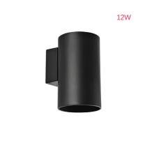 12W Cylindrical COB LED Single Direction Outdoor Wall Light IP65 20°/30°/40°