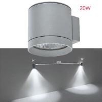 20W COB LED Surface Mounted Single Direction Wall Light IP65 24°/36°