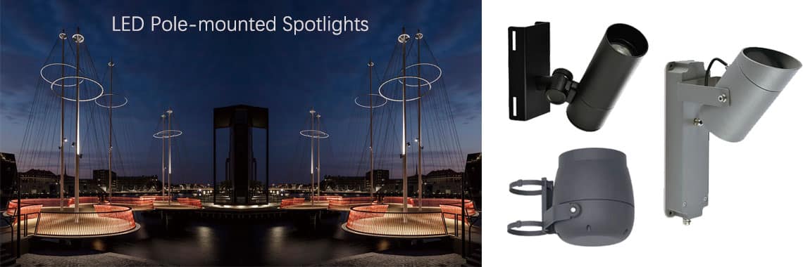 LED Pole Mounted Spotlights IP66